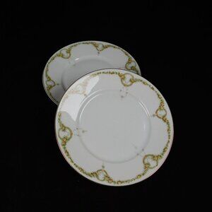 Lot of 2 Rosenthal Briar Rose Fine China Salad Plate 7 5/8" diameter Vintage